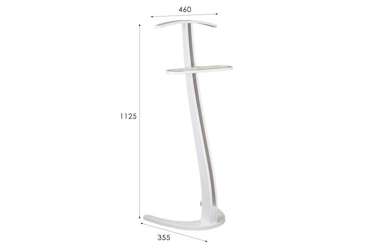 Вешалка костюмная ГАЛАНТ 334 белый-11