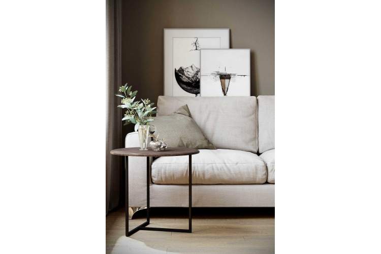 Стол журнальный Альбано акация/чёрный-2