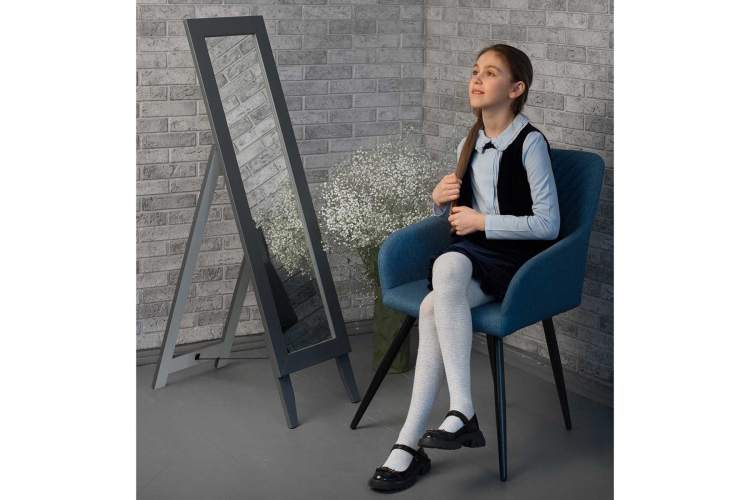 Зеркало напольное BeautyStyle 1 серый графит 138 см х 35 см-6