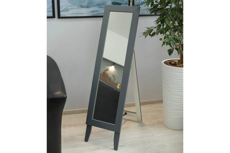 Зеркало напольное BeautyStyle 1 серый графит 138 см х 35 см-7