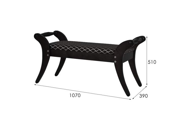 Банкетка Тифани венге-4