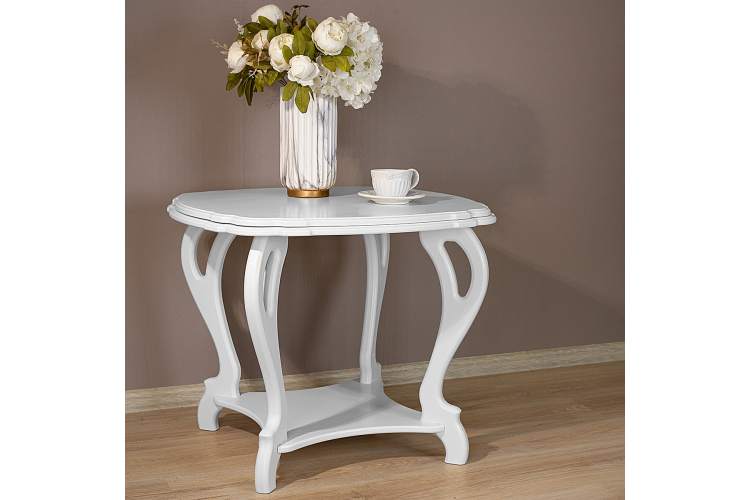 Стол журнальный Кофейный П молочный дуб Л-8