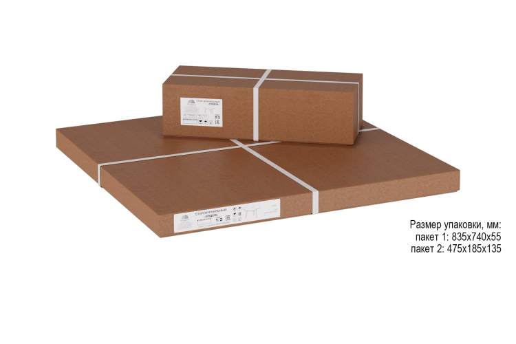 Стол журнальный Олдем дуб американский/чёрный-5