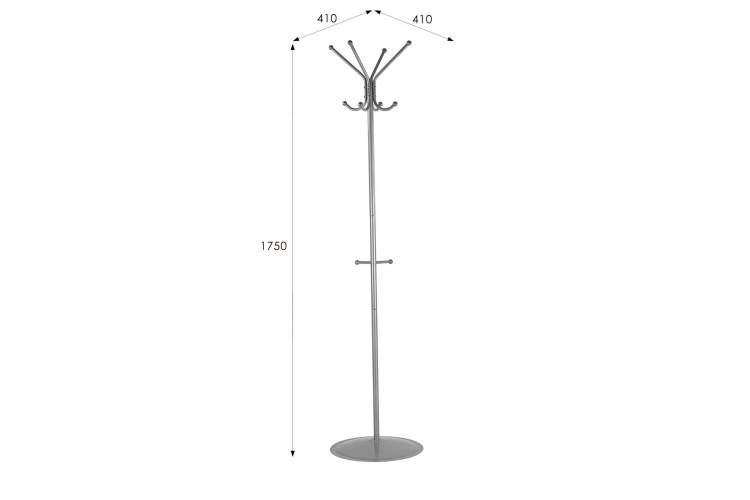 Вешалка напольная Пико 1 металлик-4