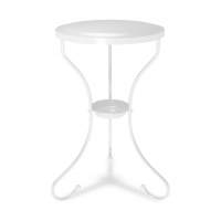Столик журнальный SHT-CT10 белый муар в гостиную