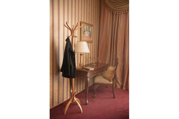 Вешалка напольная В 12Н светло-коричневый-8