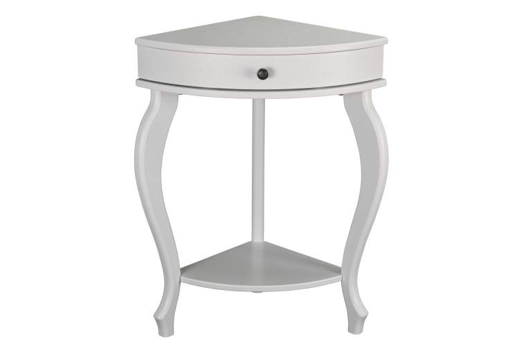 Консоль угловая Элегант молочный дуб Л-3