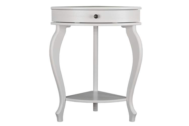 Консоль угловая Элегант молочный дуб Л-7