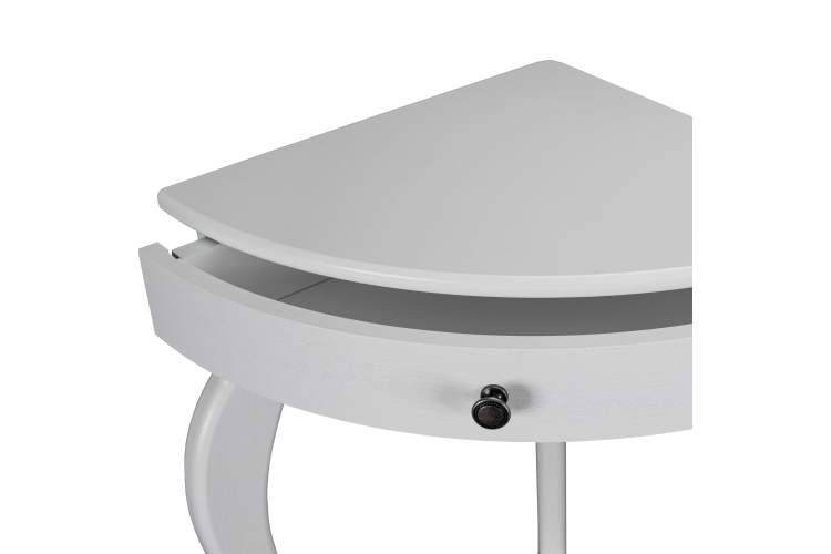 Консоль угловая Элегант молочный дуб Л-9