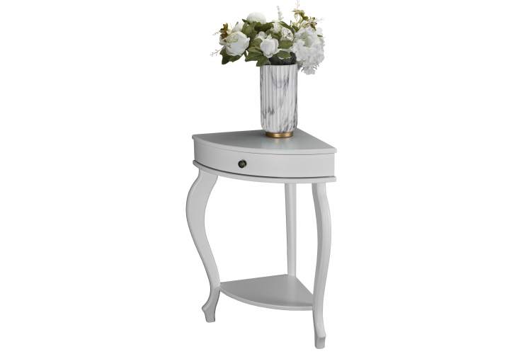 Консоль угловая Элегант молочный дуб Л-11