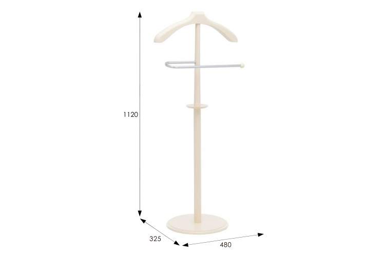 Вешалка костюмная В 25Н слоновая кость-6