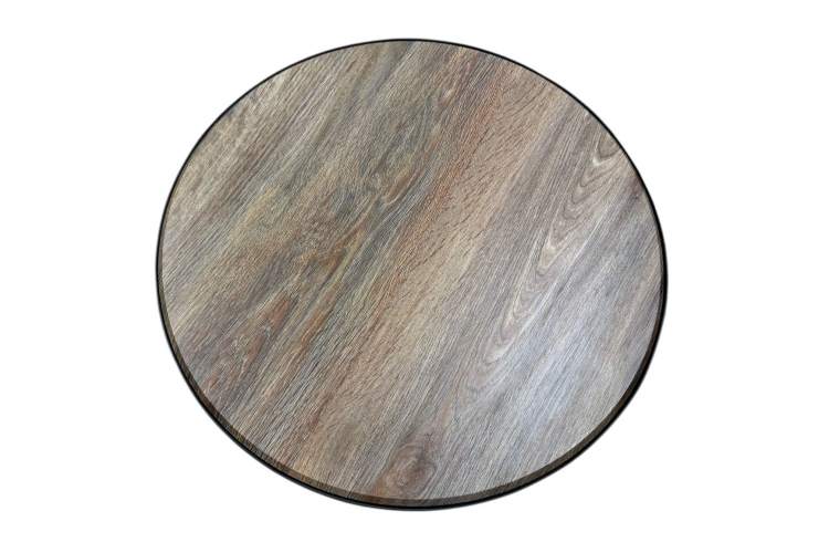 Стол журнальный МеталлАрт М011 МАЛЫЙ коричневый дуб/черный-2