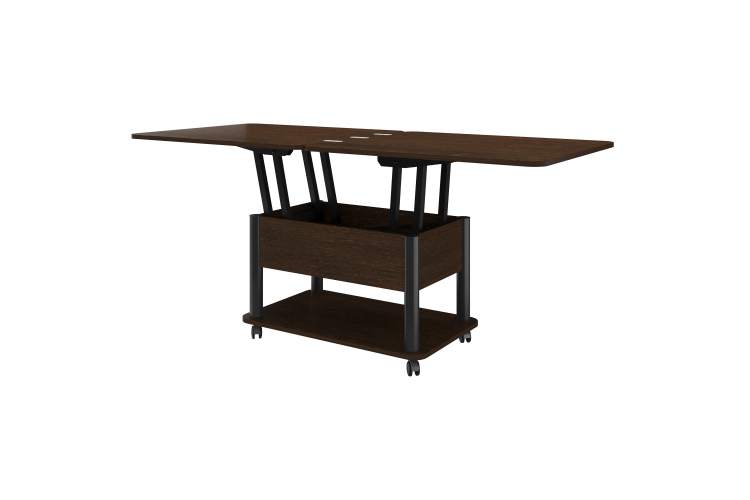 Стол-трансформер Джокер венге темный/черный-1