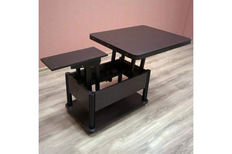 Стол-трансформер Джокер венге темный/черный-5