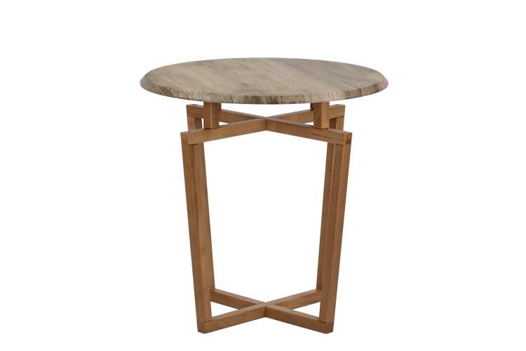 Стол журнальный Рилле 440 пленка дуб крымский состаренный/ бук-1