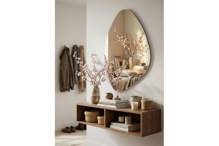 Зеркало настенное фигурное Сельетта-8 110 см х 68,3 см-4