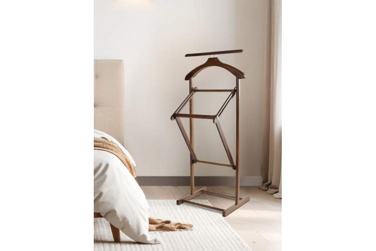 Вешалка костюмная складная В 21Н средне-коричневый-5