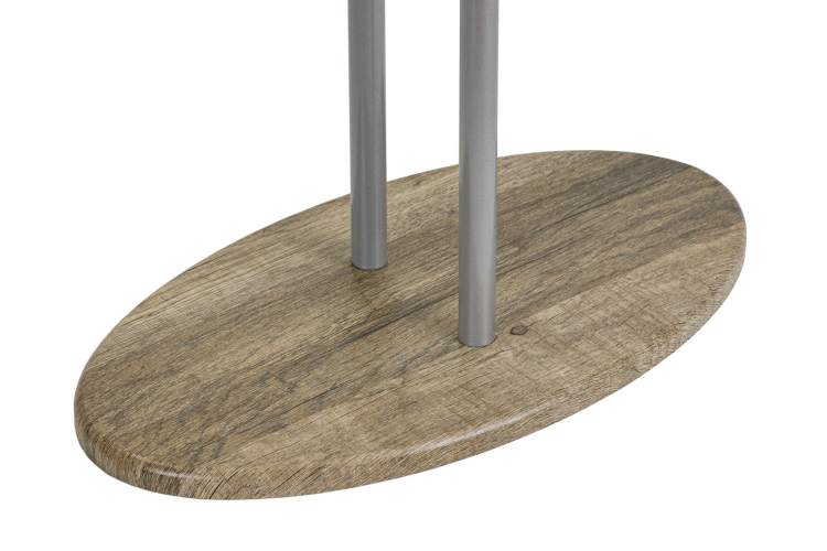 Вешалка костюмная Дэви 2 металлик/дуб крымский состаренный-4