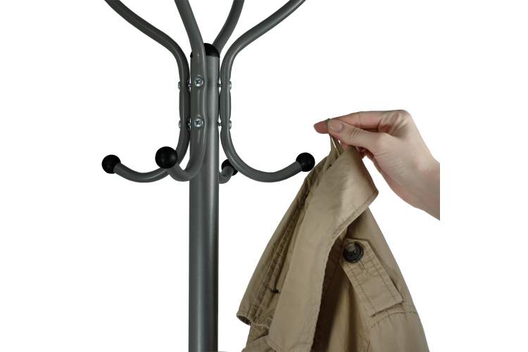 Вешалка напольная М 3 серый бетон-1