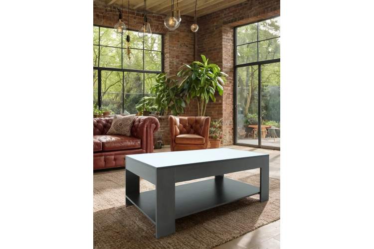 Стол журнальный BeautyStyle 26 венге/стекло белое-10