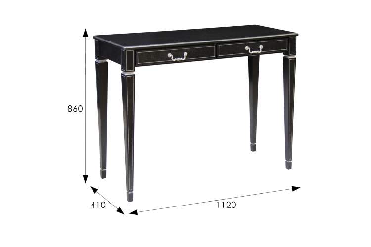 Консоль Васко В 91Н венге/серебро-4