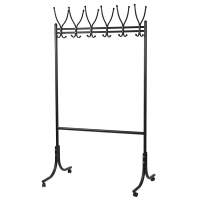 Вешалка напольная на колесах М 11 чёрный