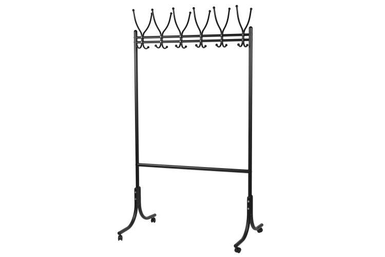 Вешалка напольная на колесах М 11 чёрный