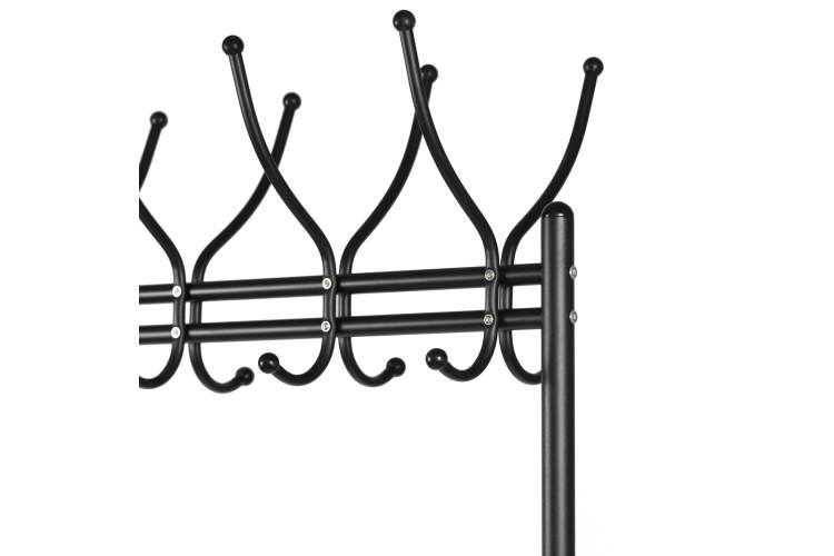 Вешалка напольная на колесах М 11 чёрный-4