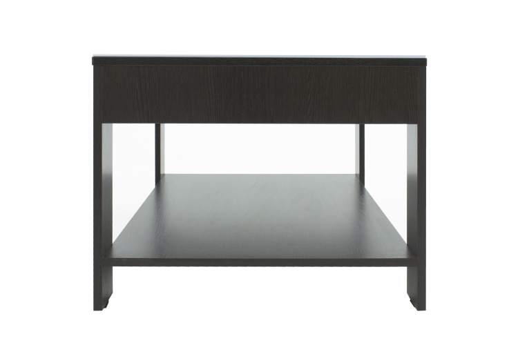 Стол журнальный BeautyStyle 26 венге/стекло белое-1