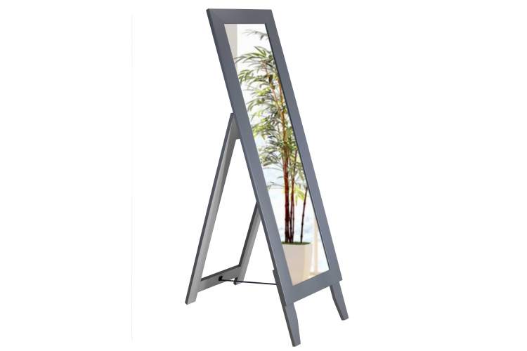 Зеркало напольное BeautyStyle 1 серый графит 138 см х 35 см-4