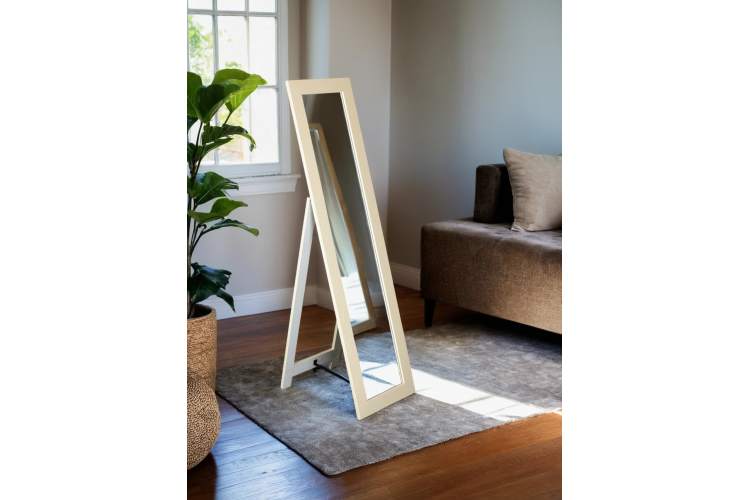 Зеркало напольное BeautyStyle 8 слоновая кость 138 см х 35 см-5