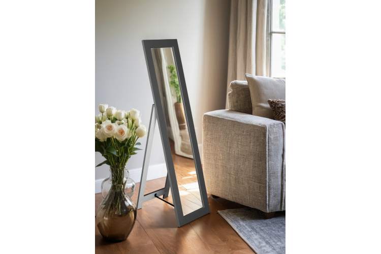 Зеркало напольное BeautyStyle 8 серый графит 138 см х 35 см-6