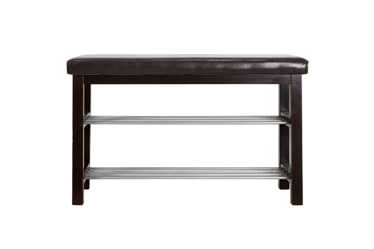 Банкетка BeautyStyle 4 темно-коричневый/экокожа коричневый-1