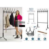 Вешалка напольная на колесах М 11 металлик Вешалка напольная на колесах М 11 металлик