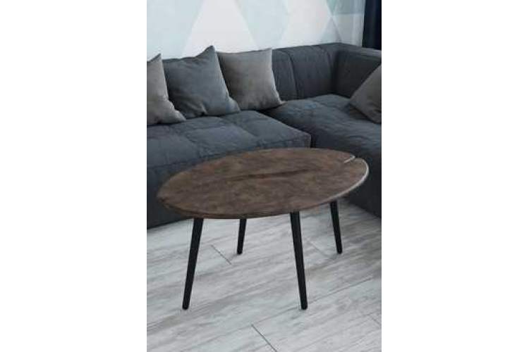 Стол журнальный Арабика браун/чёрный-3