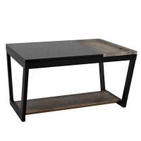 Журнальный стол Стол журнальный BeautyStyle 31 дуб крымский состаренный/венге/стекло черное