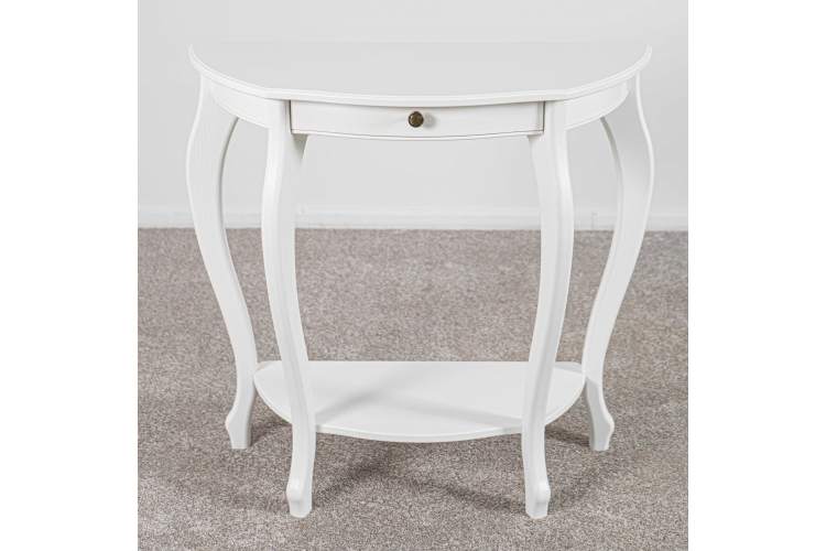 Консоль Элегант молочный дуб Л-6