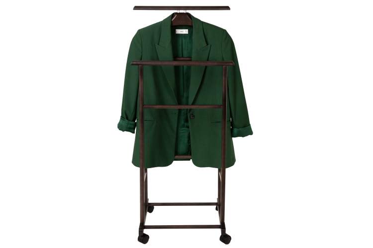 Вешалка костюмная на колесах В 22Н венге-3