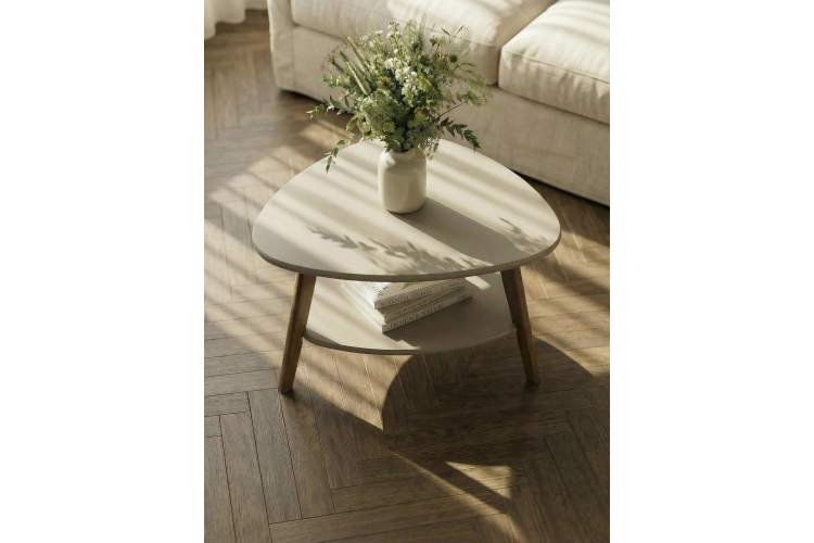 Стол журнальный Бруклин латте/орех кантри-5