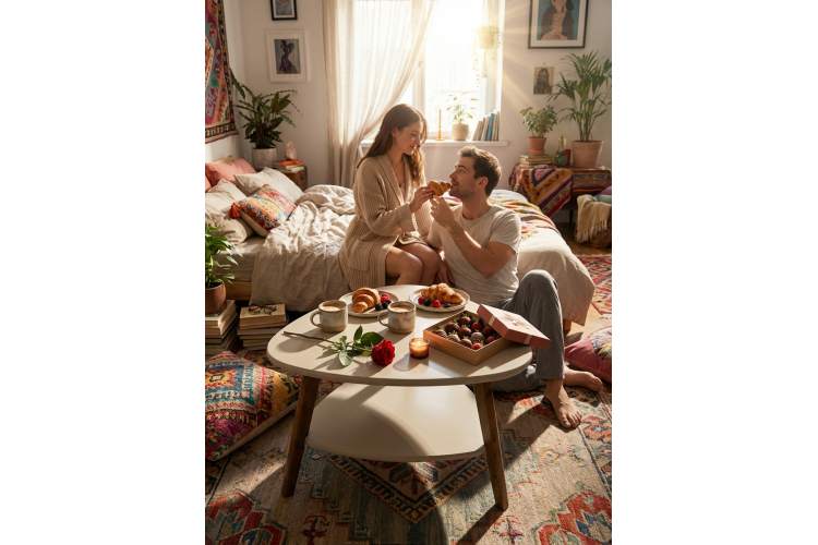 Стол журнальный Бруклин латте/орех кантри-9