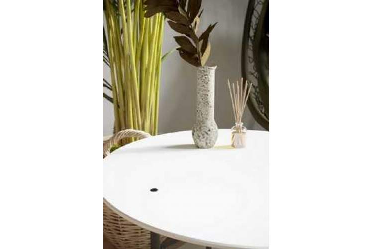 Стол журнальный Ники белый/чёрный-3