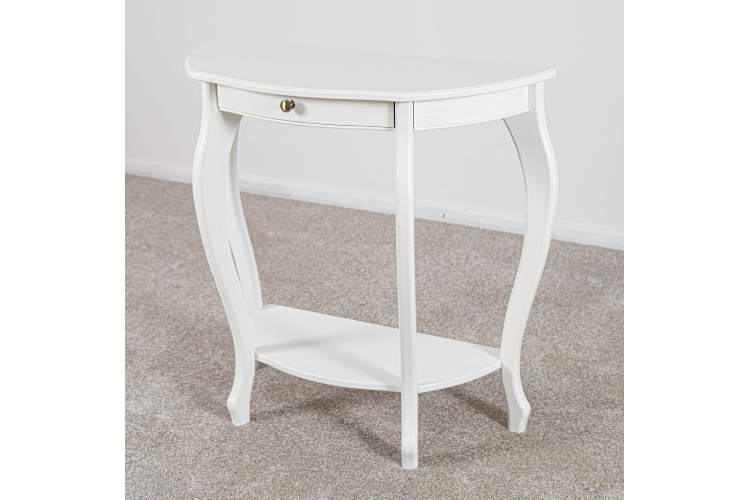 Консоль Элегант молочный дуб Л-7