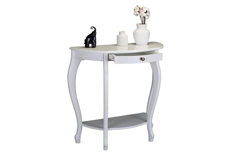 Консоль Элегант молочный дуб Л-12