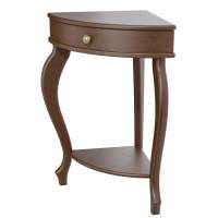 Консоль угловая Элегант орех Л