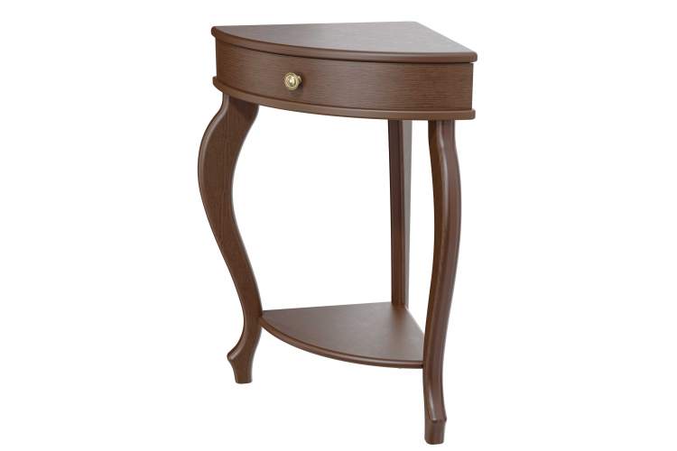 Консоль угловая Элегант орех Л