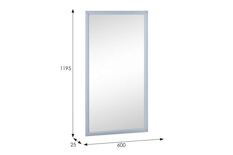 Зеркало настенное Ника серый 119,5 см x 60 см-11