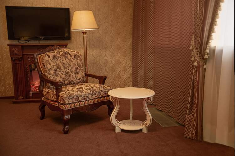 Стол журнальный Грация (М) слоновая кость/золото-2