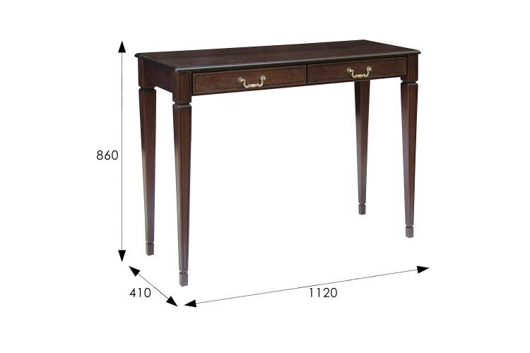 Консоль Васко В 91Н темно-коричневый/патина-2