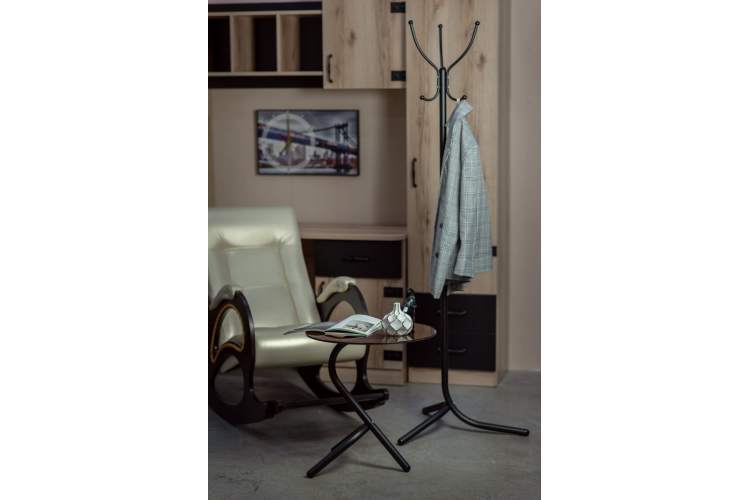 Стол журнальный Дуэт 5 черный/ тонированное-1