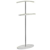 Вешалка костюмная Дэви 3 металлик/дуб дымчатый Вешалка костюмная Дэви 3 металлик/дуб дымчатый